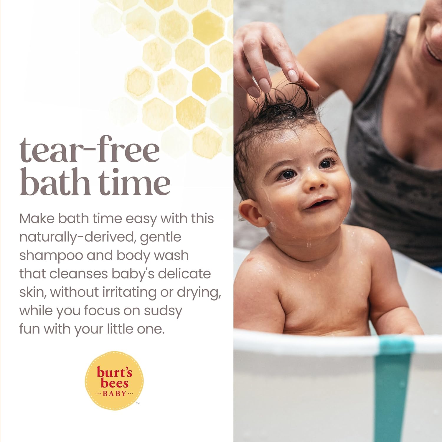 Burt'S Bees Baby Calming Shampoo And Wash With Lavender, Tear-Free, 12 Fluid Ounces : Baby
