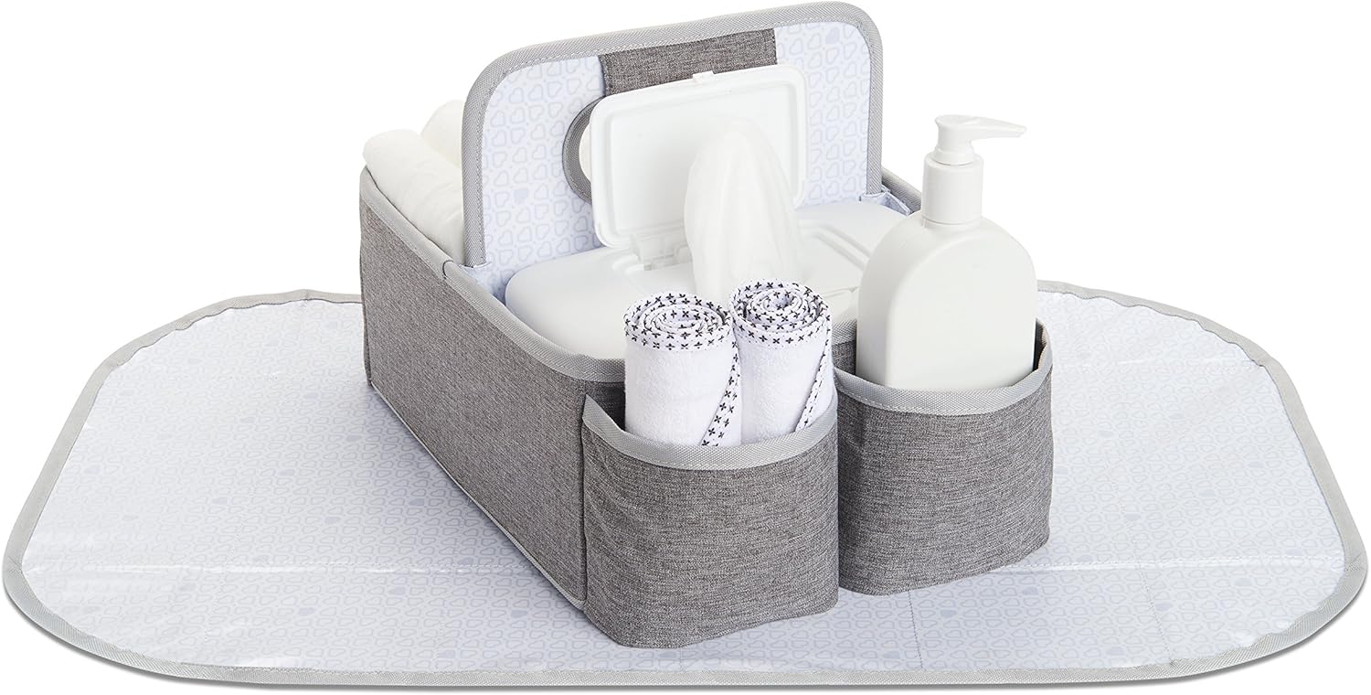 Munchkin® Portable Diaper Caddy Organizer, Grey