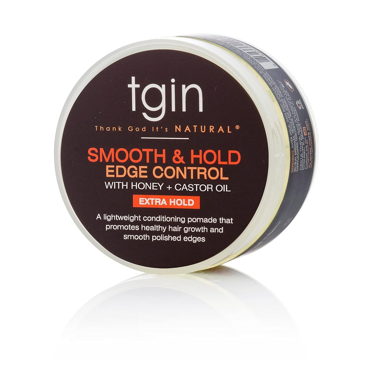 tgin Smooth & Hold Edge Control infused with Honey & Castor Oil for natural hair - Dry Hair - Curly Hair - 4 Oz