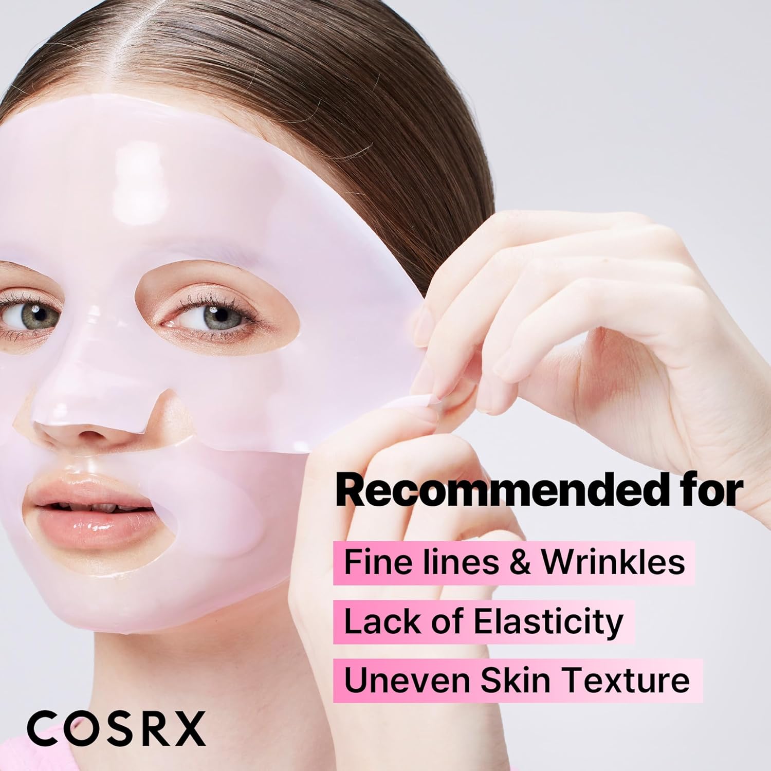 Cosrx The Peptide Collagen Lifting Glow Hydrogel Face Masks Skincare 3 Ea, Collagen Face Mask, Travel Essentials, Overnight Face Mask, Korean Skincare : Beauty & Personal Care