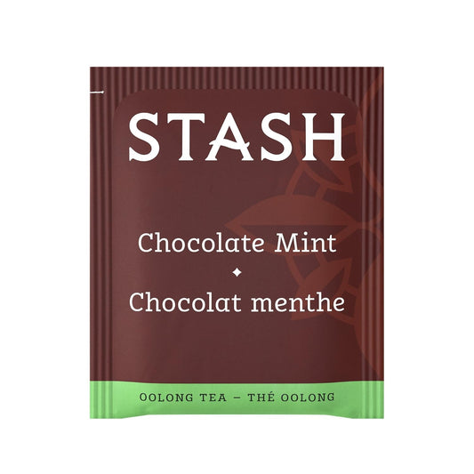 Stash Tea Chocolate Mint Wuyi Oolong Tea - Caffeinated, Non-Gmo Project Verified Premium Tea With No Artificial Ingredients, 18 Count (Pack Of 6) - 108 Bags Total