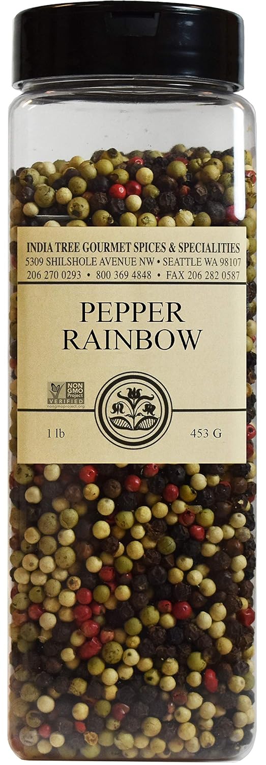 India Tree Pepper Rainbow, Pantry Pak 1 Lb