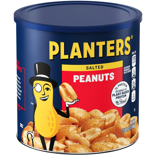 Planters Salted Peanuts (56 Oz Canister)