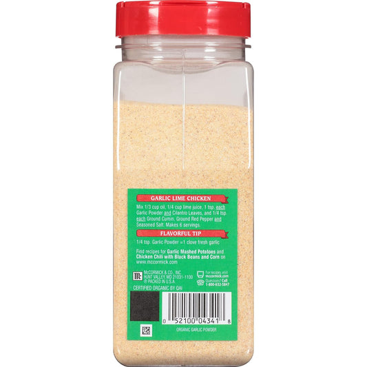 McCormick Organic Garlic Powder, 16.75 oz