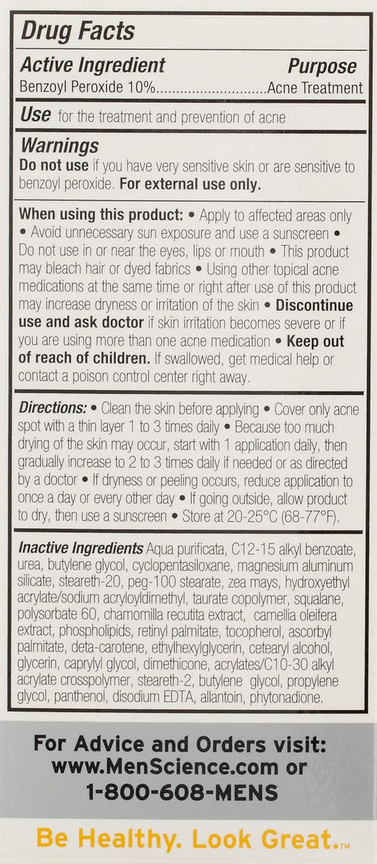 Men Science Androceuticals Acne Spot Repair, 0.75 Oz