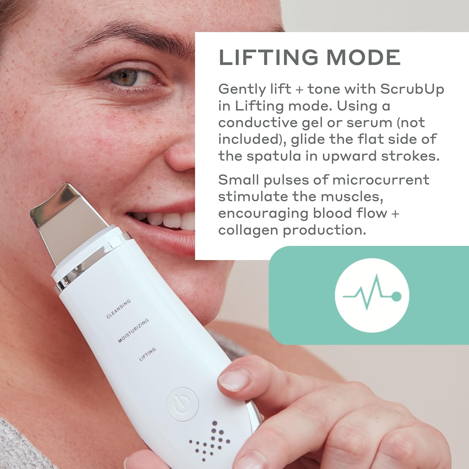 Magnitone Scrub Up 3-in-1 Ultrasonic Pore Scrubber + Serum Infuser, for Clean & Toned Skin, Cleanse, Moisturise & Lift Your Skin, Remove Blackheads + Excess Oil, USB Rechargeable, Ion Technology : Amazon.co.uk: Beauty