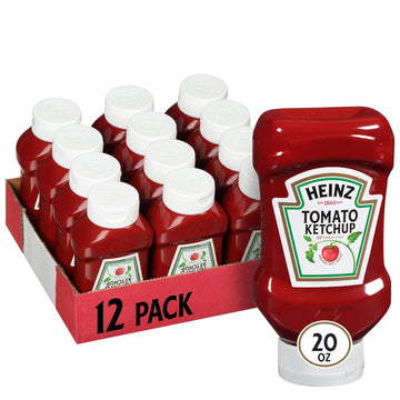 Heinz Ketchup Forever Full Inverted Bottle (20 Oz, Pack Of 12)