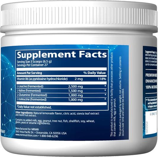 Mrm - Bcaa + G 180G Ultimate Recovery Formula “ Lemonade 180 G