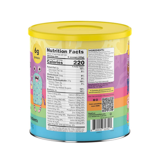 Else Nutrition Plant-Based Kids Protein Shake Powder For Ages 2-12. Dairy-Free First Kids Complete Nutrition Shake With Plant Protein And 25 Vitamins & Minerals, Vanilla, 2- Pack