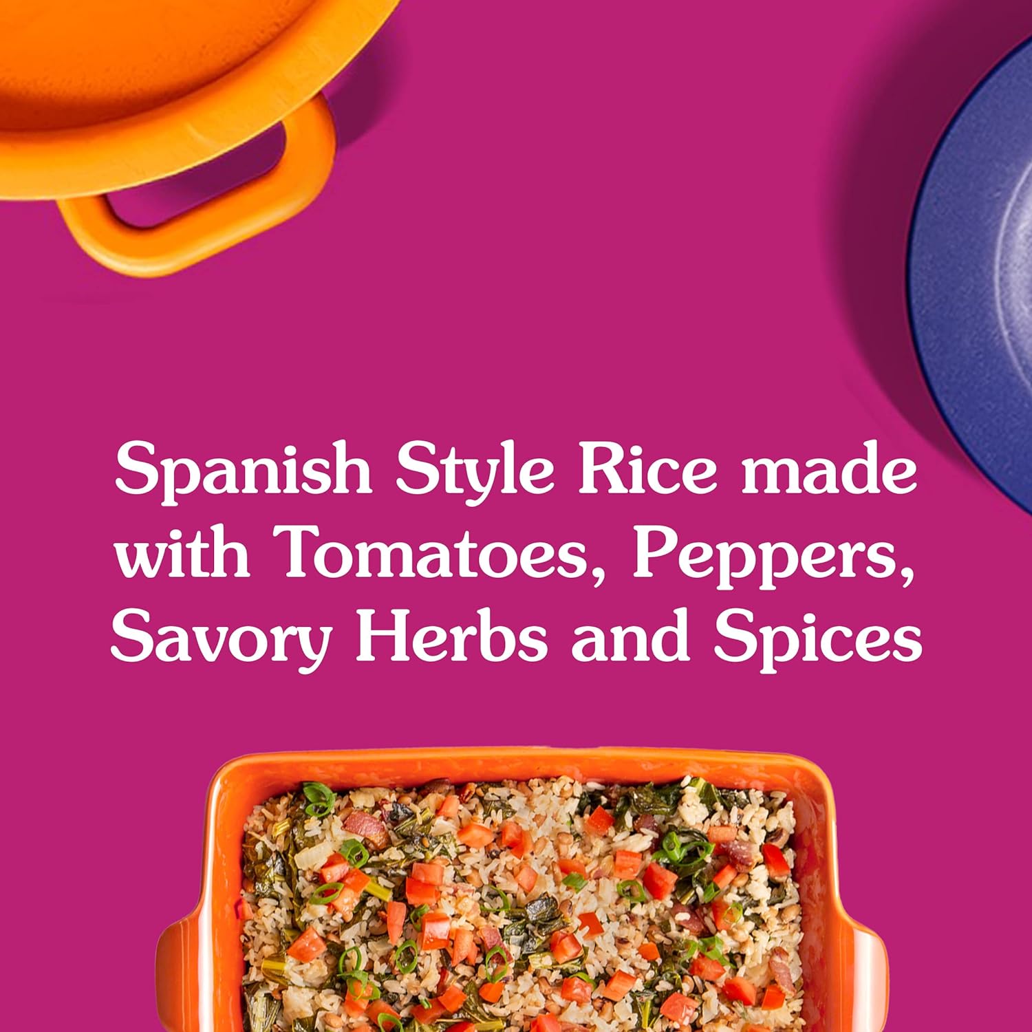BEN'S ORIGINAL Ready Rice Spanish Style Flavored Rice, Easy Dinner Side, 8.8 OZ Pouch (Pack of 12) : Prepared Dirty Rice : Everything Else
