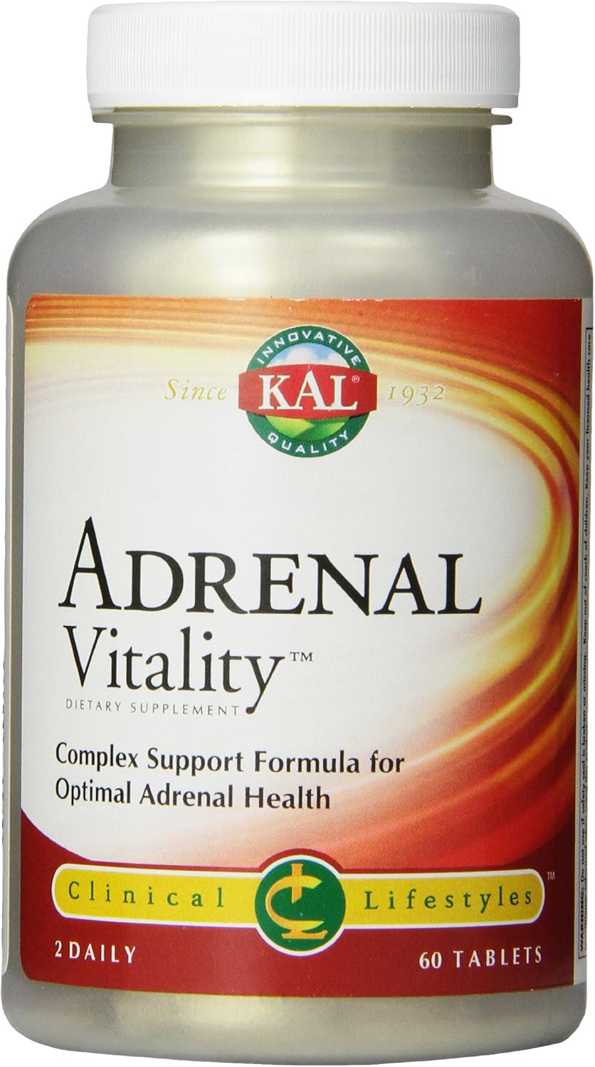 KAL Adrenal Vitality Tablets, 60 Count