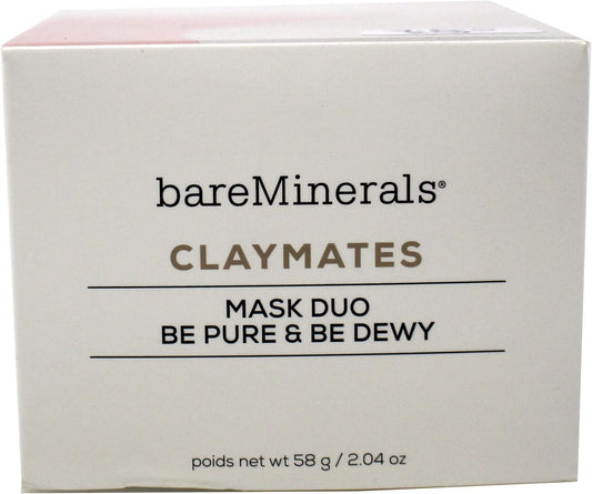 Claymates Mask Duo - Be Pure & Be Dewy, 58G