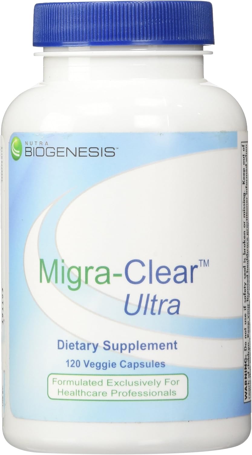 Biogenesis Ultra Migra-Clear Veg Capsules, 120 Count