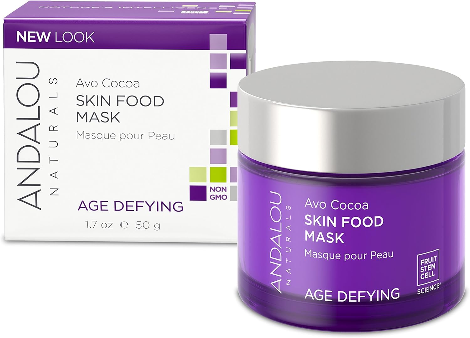 Andalou Naturals Facial Mask, Avo Cocoa Skin Food, 1.7 Ounce