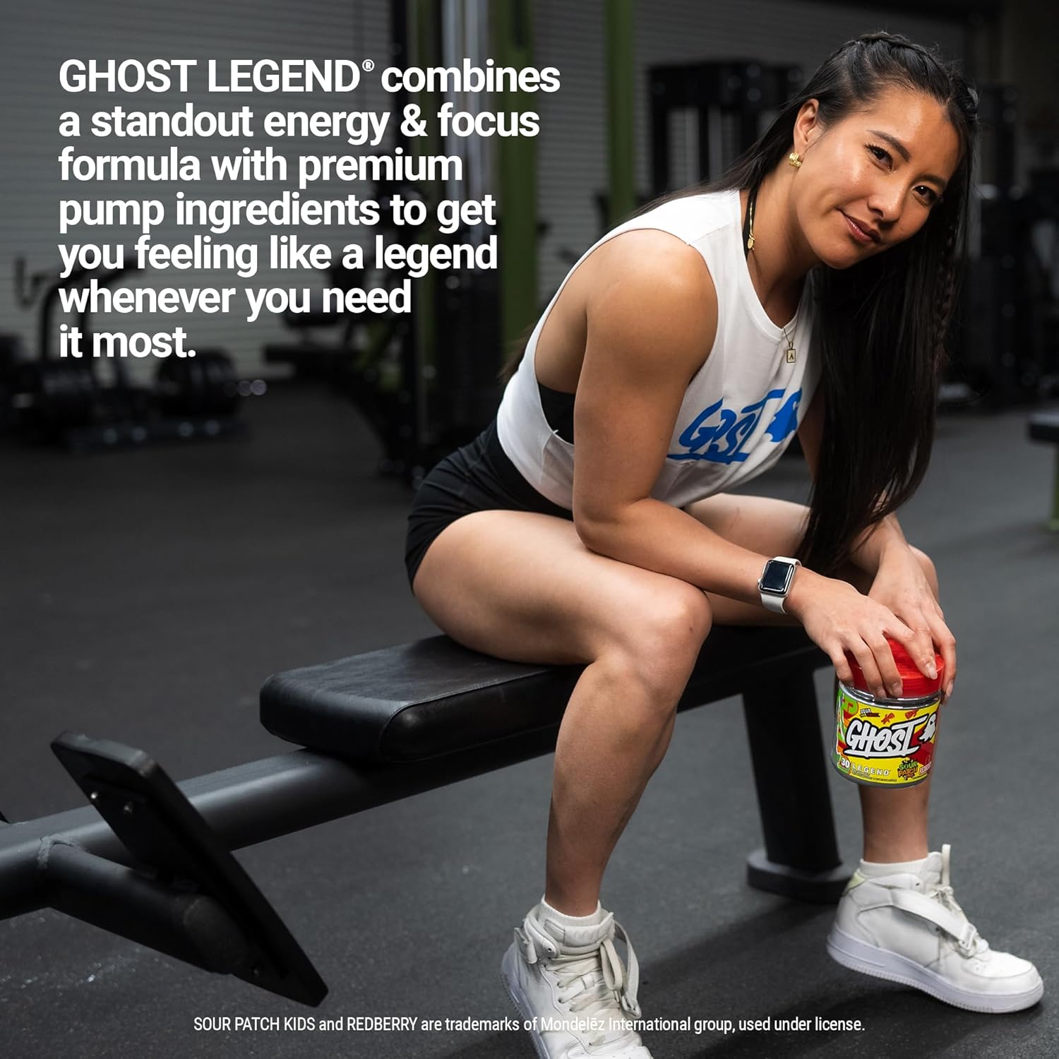 GHOST Legend V3 Pre-Workout Powder, Sour Patch Kids Redberry - 30 Servings – Pre-Workout for Men & Women with Caffeine, L-Citrulline, & Beta Alanine for Energy & Focus : Health & Household