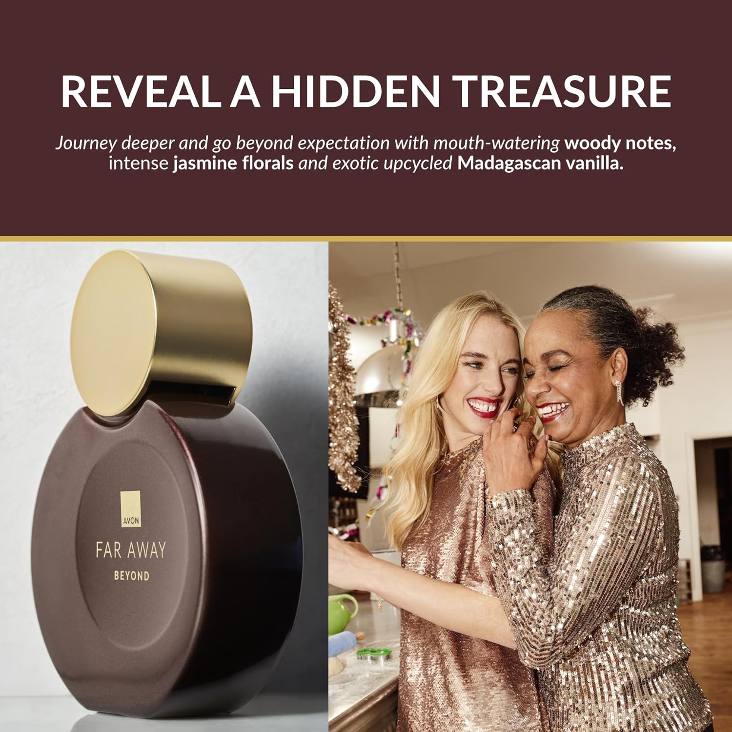 Avon Far Away Beyond Parfum 50Ml | Oriental And Gourmand Notes | Long Lasting Scent | Perfect For Any Occasion | Cruelty Free