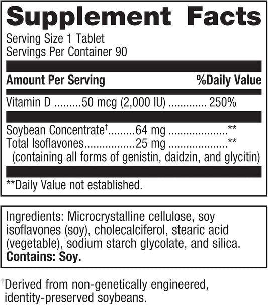 Metagenics Vitamin D3 2000 Complex - Vitamin D3 Supplement - With Isoflavones For Absorption* - Bone Health & Immune Support* - Non-Gmo & Gluten Free - 90 Count