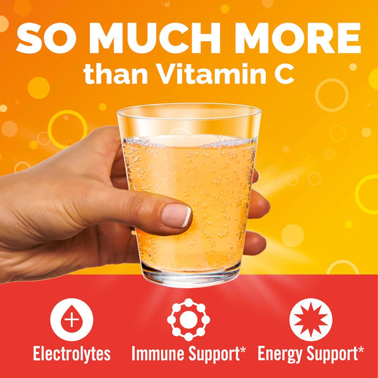 Emergen-C 1000Mg Vitamin C Powder, With Antioxidants, B Vitamins And Electrolytes, Vitamin C Supplements For Immune Support, Caffeine Free Drink Mix, Tangerine Flavor - 60 Count/2 Month Supply