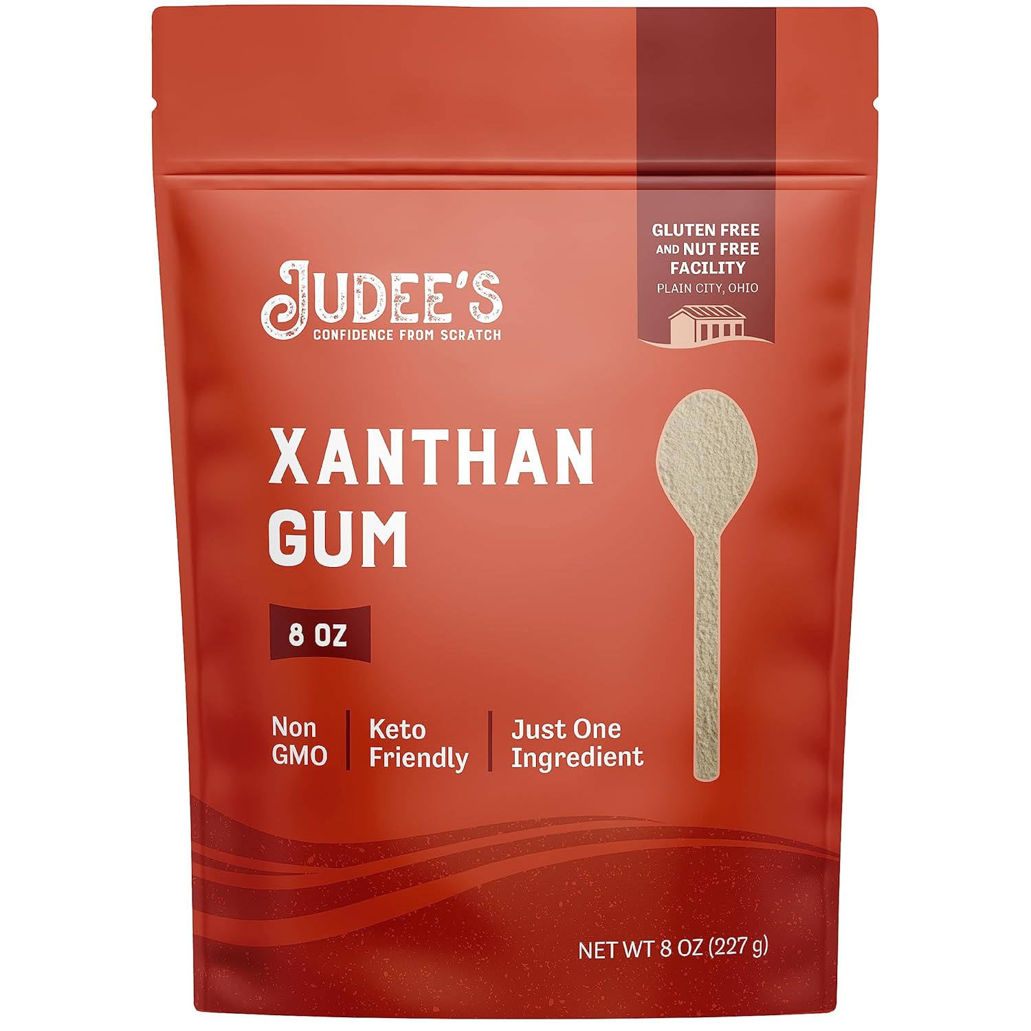 Judee'S Xanthan Gum - 8 Oz - Baking Supplies - Delicious And 100% Gluten-Free - Great For Keto Syrups, Soups, And Sauces - Enhances Texture And Thickens Dough And Baked Goods