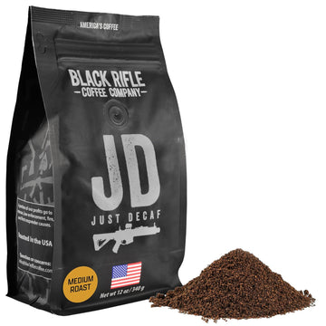 Black Rifle Coffee Company Ground Coffee Medium Roast - Roasted Blend Made From Pure Arabica Beans - Colombian & Brazilian Beans - Veteran Founded & American Made (Vintage Roast, 12Oz Bag)
