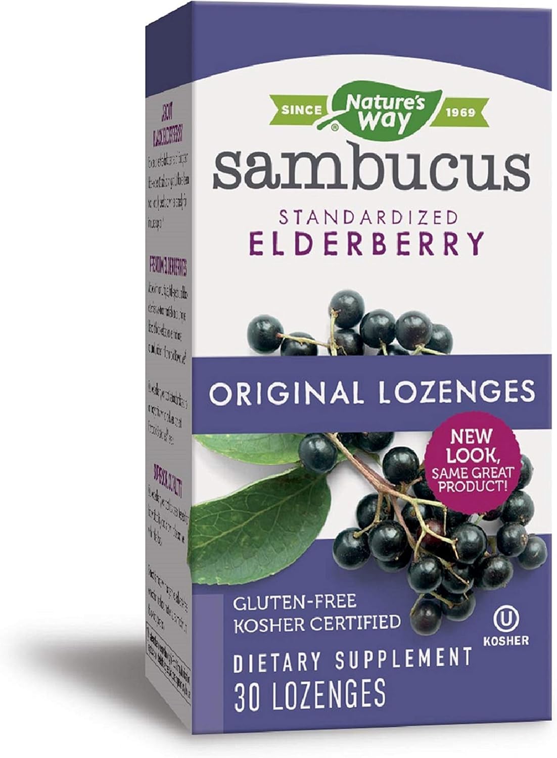 Nature'S Way Sambucus Elderberry With Vitamin C Lozenges, Immune Support*, 30 Count