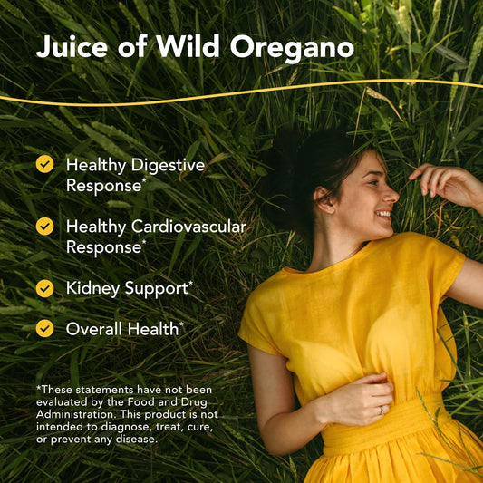 NORTH AMERICAN HERB & SPICE Oreganol P73 Juice - 12 fl oz - Wild Oregano Oil - Heart & Digestive Health - Kidney, Pancreas & Liver Support - Non-GMO - 173 Servings