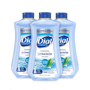 Dial Complete Antibacterial Foaming Hand Soap Refill, 32 Fl Oz (Pack Of 3)