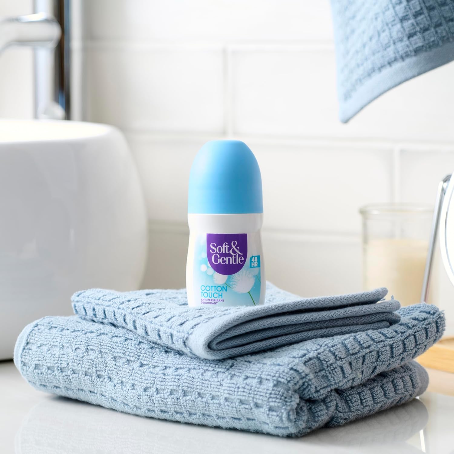 SOFT & GENTLE Cotton Touch Womans Anti-Perspirant Deodorant Roll-on 50ml, 48h Sweat & Odour Protection, Alcohol Free, Gentle on Skin, Floral Scent, Long-Lasting Fragrance, No White Marks : Amazon.co.uk: Beauty