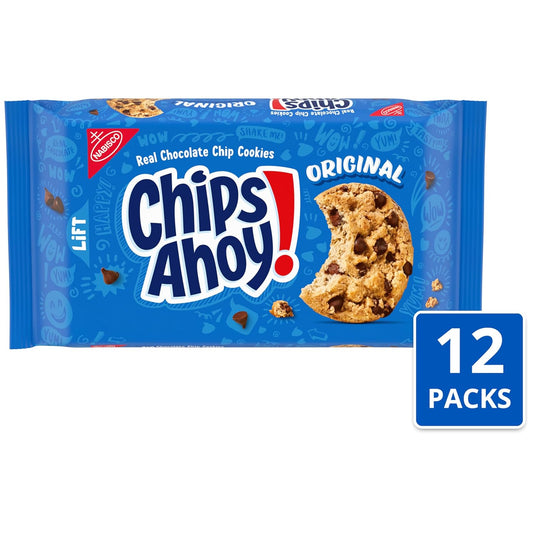 Chips Ahoy! Original Chocolate Chip Cookies, 12 - 13 Oz Packs