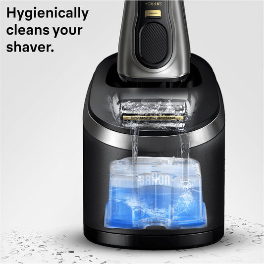 Braun 3In1 Original Smartcare Shaver Care Center Refill Cartridges, Cleans 10X Better Than Water, 3In1 Formula Provides Hygienic Cleaning To Remove Hair & Skin Particles, 6 Pack