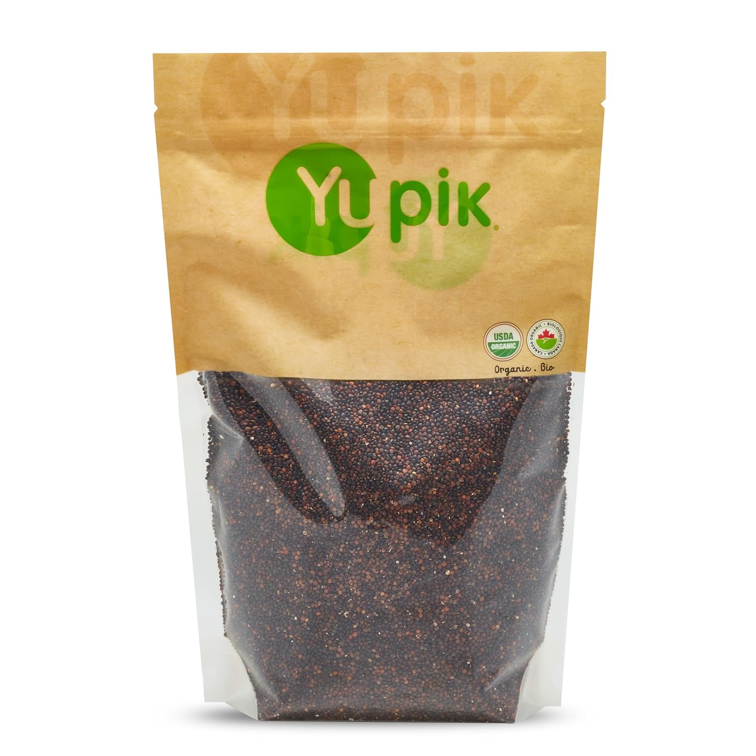 Yupik Organic Royal Black Quinoa, Non-Gmo, Gluten Free, Kosher, 2.2 Lb, High In Fibre, Iron, Lysine, Magnesium & Riboflavin, Plant Based Protein, Great Substitute For Rice & Pasta