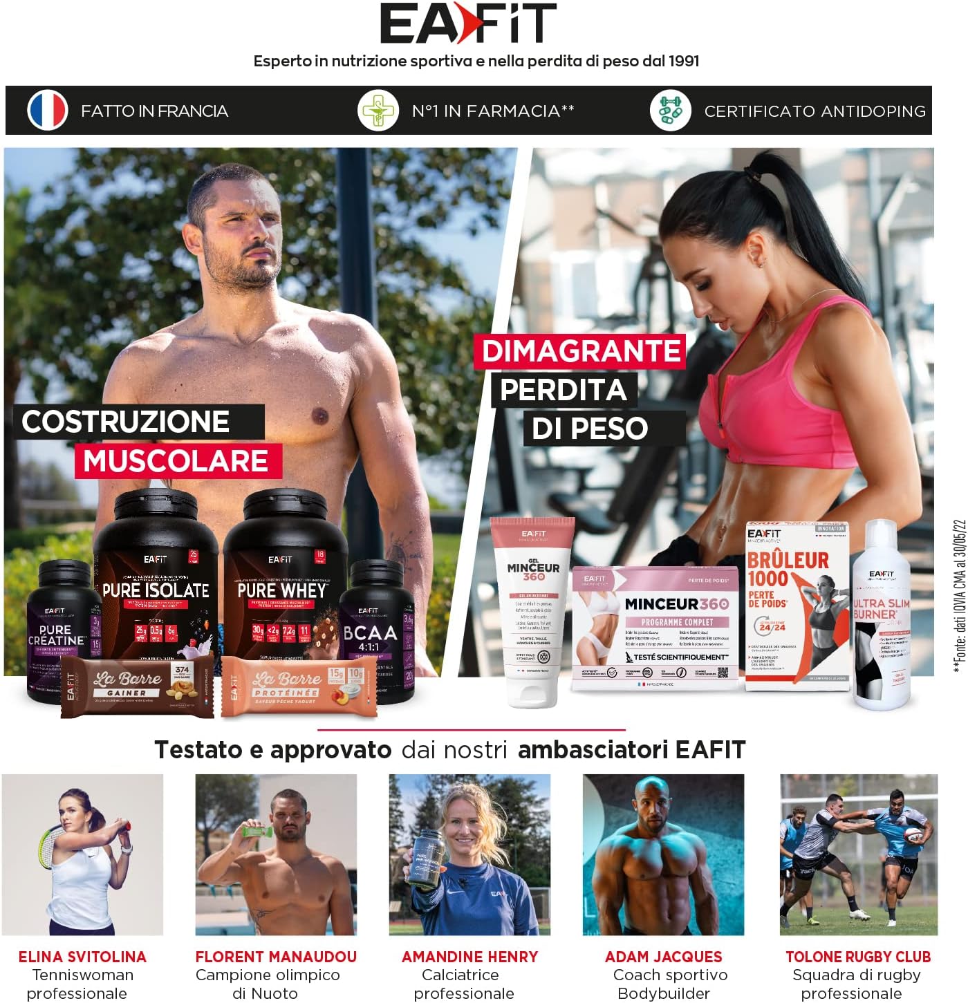 Eafit Pure Whey 1,8 Kg - Intense Vanilla