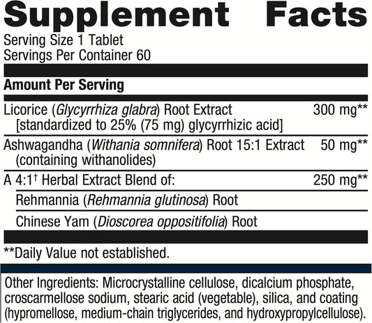 Metagenics Licorice Plus - Cortisol Manager* - With Ashwagandha, Licorice Root Extract & Chinese Yam - Herbal Supplement For Stress Support* - Non-Gmo - Vegetarian - Gluten-Free - 60 Tablets