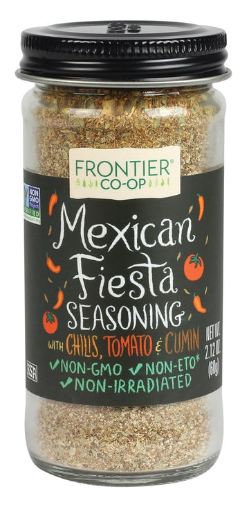 Frontier Seasoning Blends Mexican Fiesta, 2.12 Ounce Bottle (Pack Of 12)