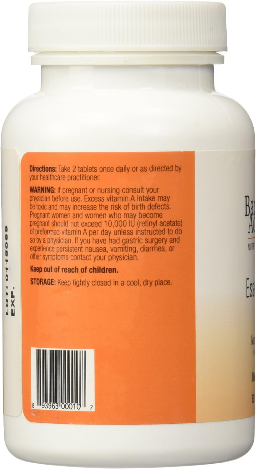 Bariatric Advantage Essential Multi without Iron, Chewable Multivitamin for Bariatric Surgery Patients, Includes Vitamin B12, C, D and Folate - Orange, 60 Count : Health & Household