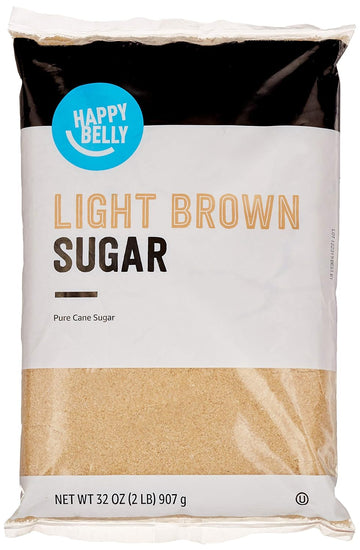 Amazon Brand - Happy Belly Light Brown Sugar, 2 lb