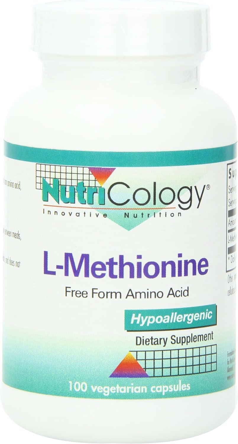 Nutricology L-Methionine, Vegicaps, 100-Count