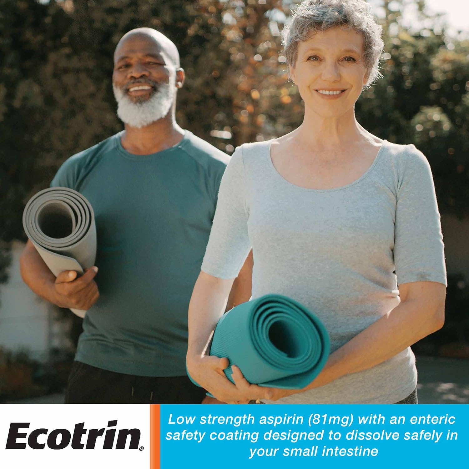 Ecotrin Low Strength Safety Coated Aspirin | NSAID | 81mg | 365 Tablets : Health & Household