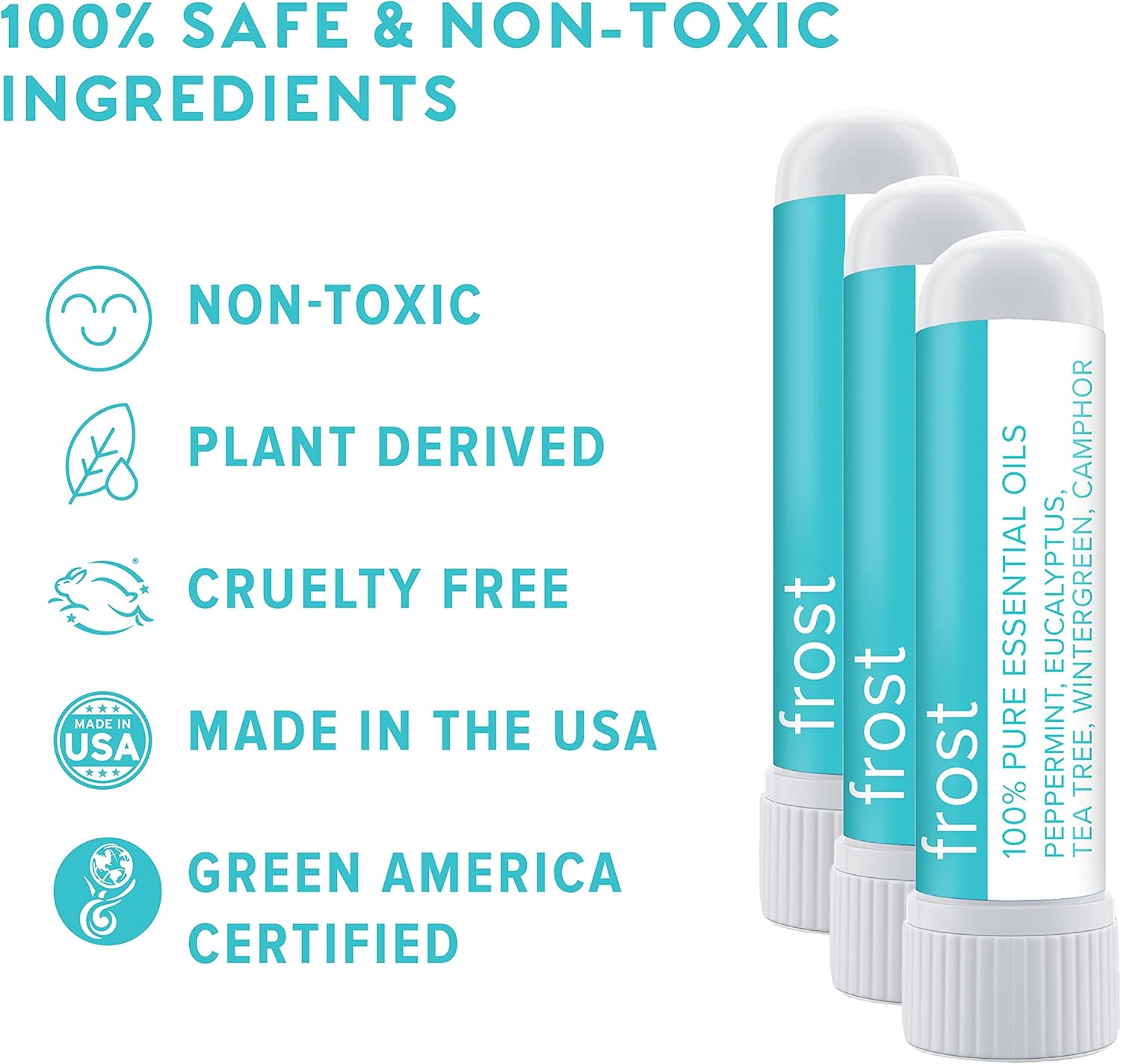 Buy Moxe Frost - Energizing Aromatherapy Nasal Inhaler - Alleviate Headaches, Boost Focus & Energy - Cooling Sinus Blaster - Includes Peppermint, Eucalyptus, & Wintergreen Essential Oils - Usa (1-Pack) On  Free Shipping On Qualified Orders