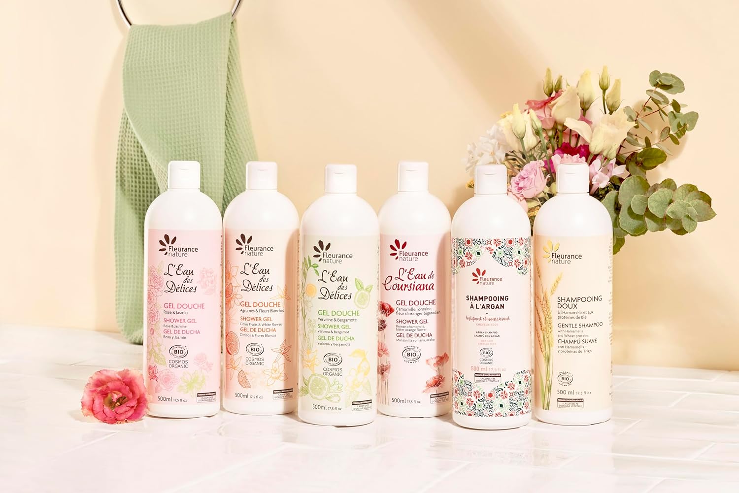 Eau Delices Rose And Jasmine Shower Gel 500 Ml Of Gel