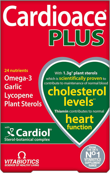 Cardioace by Vitabiotics Plus Capsules x 60