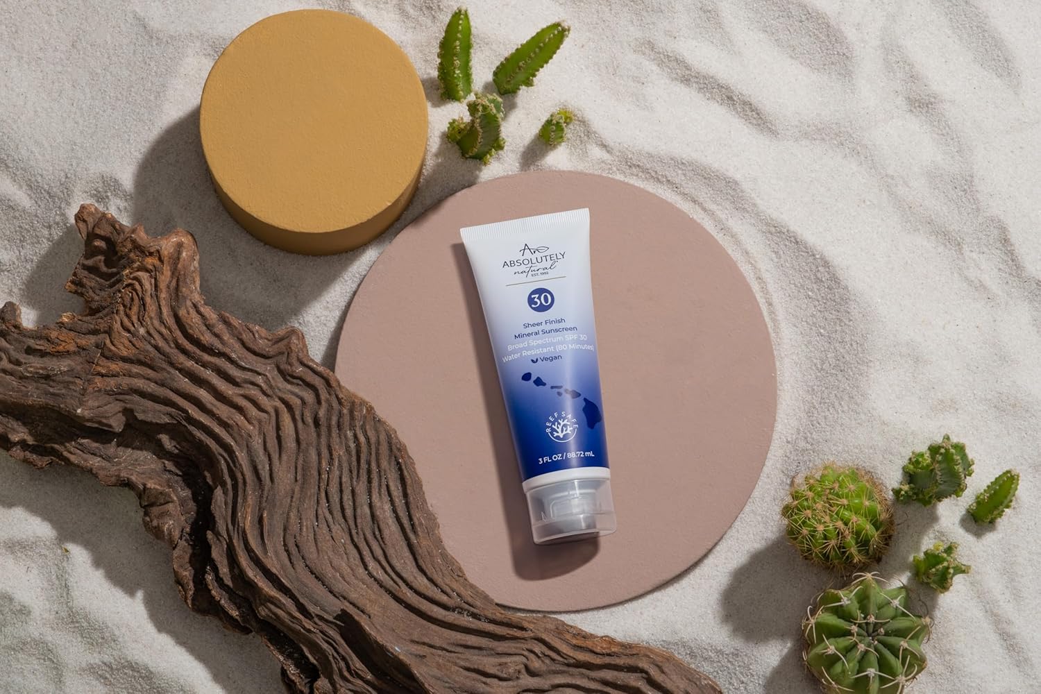 Spf 30 Mineral Sunscreen - Broad Spectrum Water Resistant Moisturizer Lotion For Body & Face - With Non-Nano Zinc Oxide, Vitamin E, & Antioxidants - Made In Usa, 3 Oz