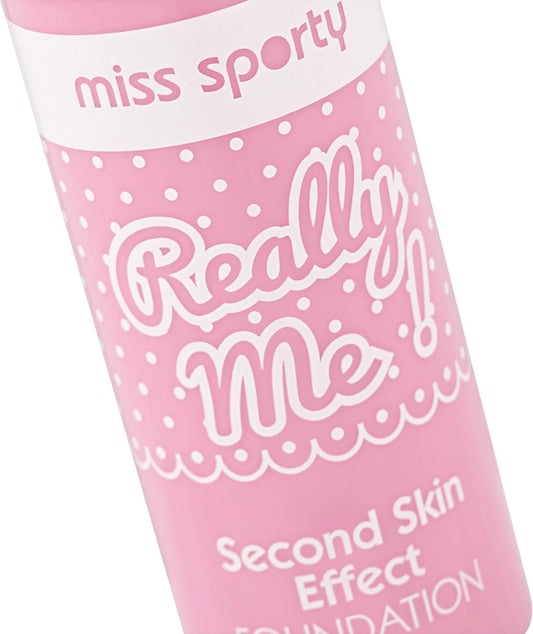 Miss Sporty Really Me Second Skin Effect Foundation, 7 G, Light