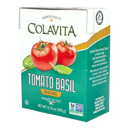 Colavita Recart Sauces - Tomato Basil Pasta Sauce, 13.76oz Recart