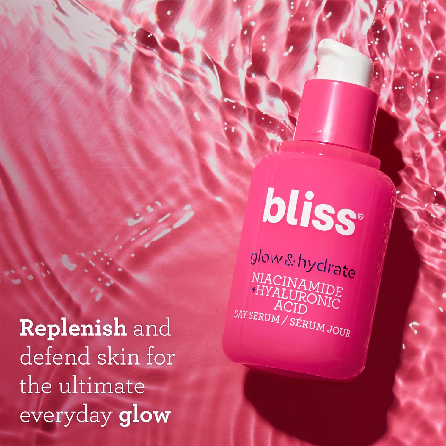 Buy Bliss Glow & Hydrate Serum - Niacinamide + Hyaluronic Acid Serum - 1 Fl Oz - Improves Dullness, Hydrates, Replenishes & Defends Skin - Lightweight Hydration - Clean - Vegan & Cruelty Free on Amazon.com ? FREE SHIPPING on qualified orders