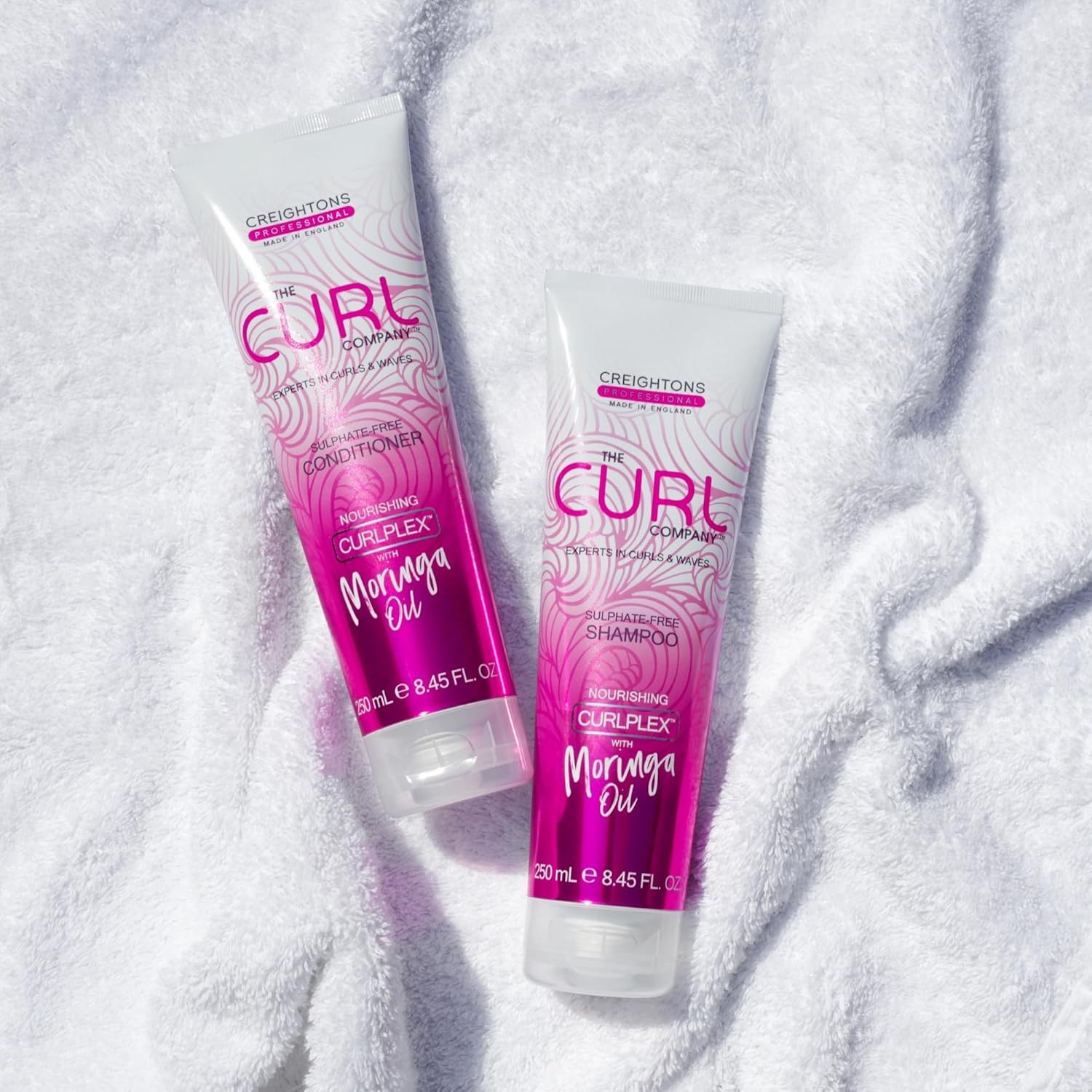 The Curl Company Sulphate Free Conditioner (250ml) - Professionally Formulated with Nourishing Curplex with Moringa Oil. Experts in Curls & Waves : Amazon.co.uk: Beauty