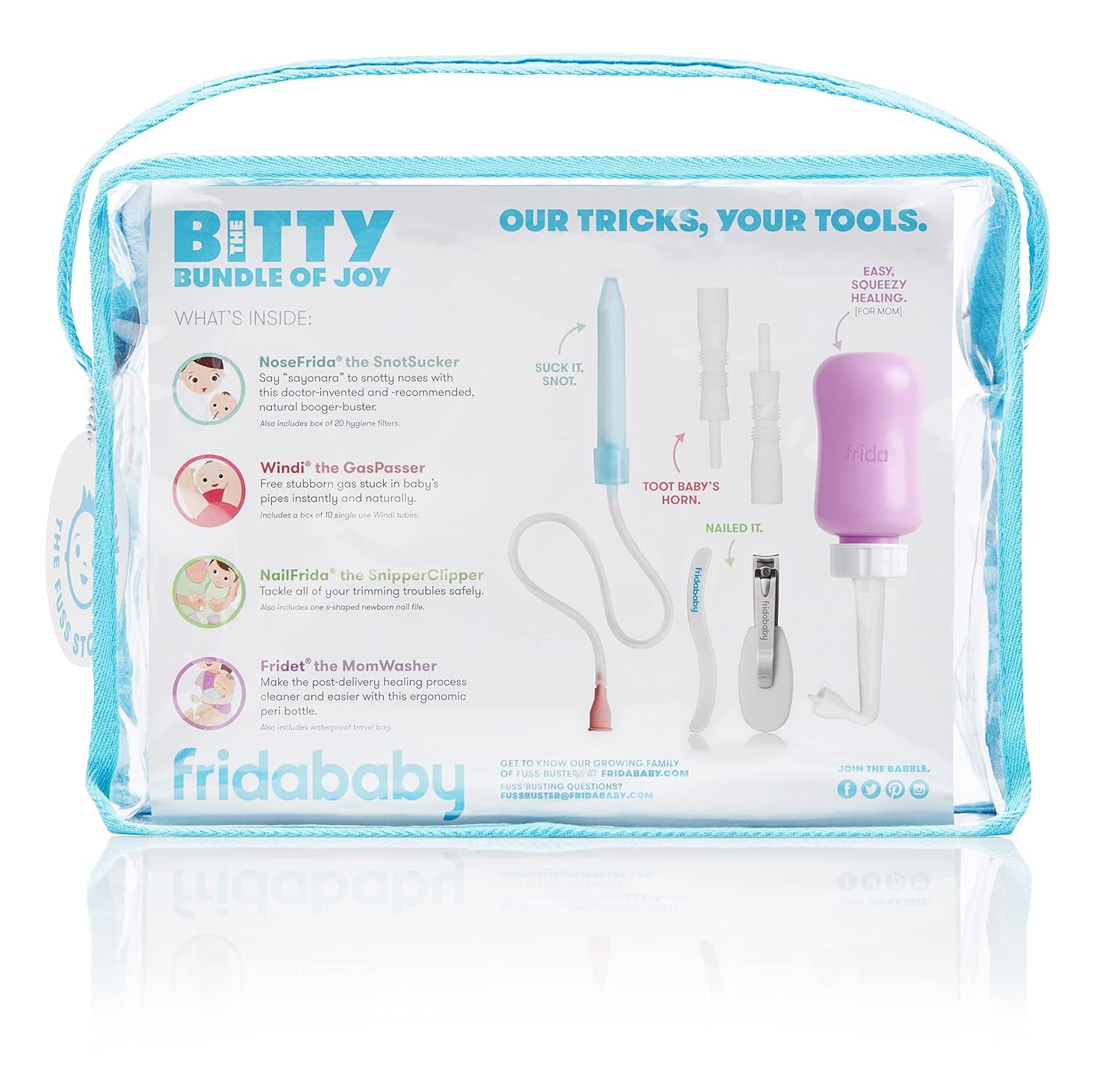 Frida Baby Bitty Bundle of Joy Mom & Baby Healthcare and Grooming Gift Kit : Baby