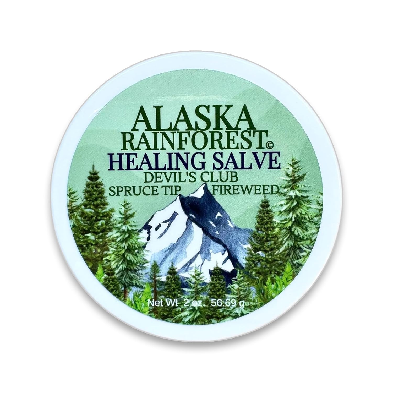 Alaska Rainforest Salve - Herbal Salve For Dry Skin & Joint Relief - Natural Super Salve For Soothing Skin With Gentle Aroma - Body & Hand Salve - Muscle Rub With Alaskan Devil’S Club Oil