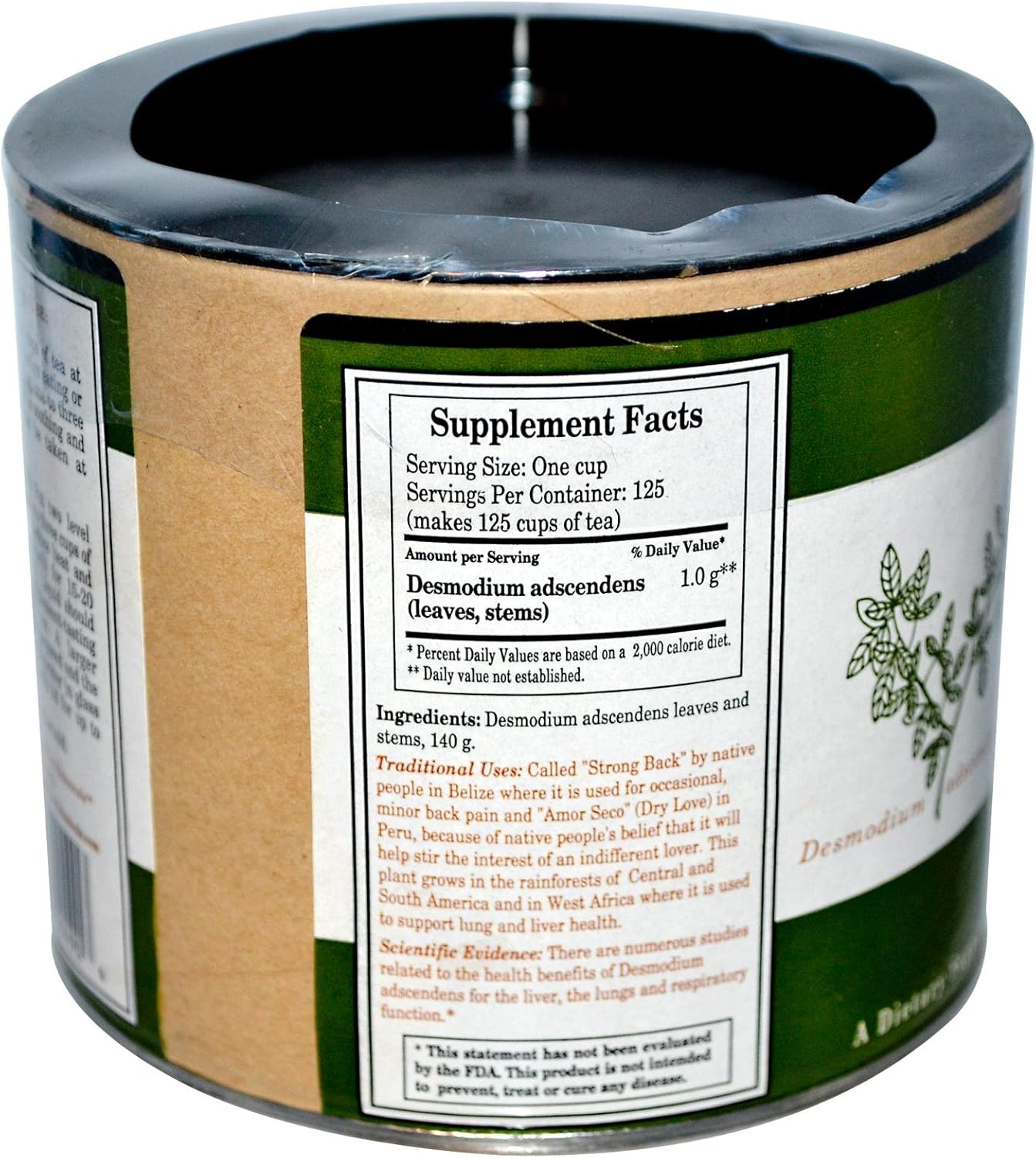 Whole World Botanicals, Royal Desmodium, 4.4 Oz (125 G) : Health & Household