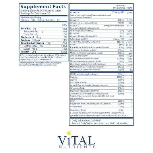 Vital Nutrients - Vital Clear - Nutritional and Herbal Support for Ove